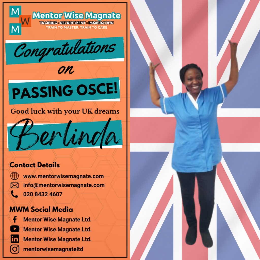 OCSE Passer Congratulatory Post Berlinda