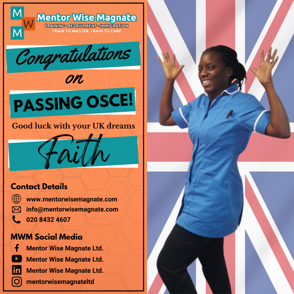 OCSE Passer Congratulatory Post Faith