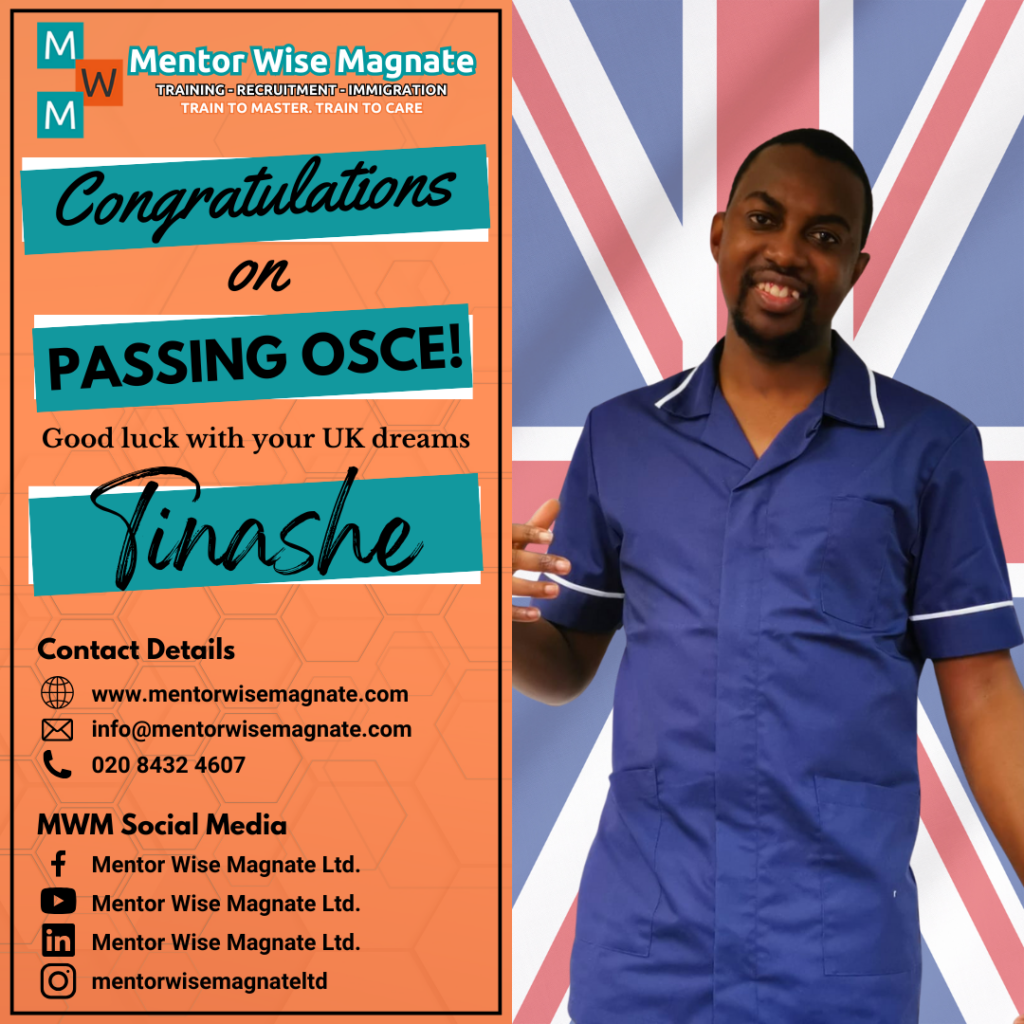 OCSE Passer Congratulatory Post Tinashe